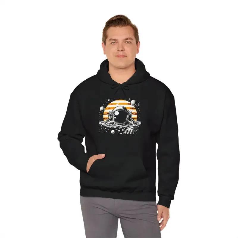 Cosmic Astronaut Hoodie Eye Catching Design