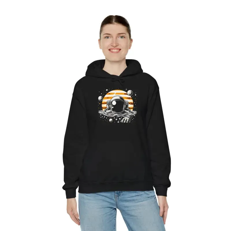Cosmic Astronaut Hoodie Eye Catching Design