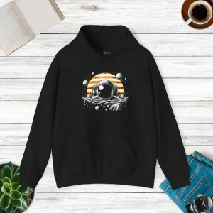 Cosmic Astronaut Hoodie Eye Catching Design