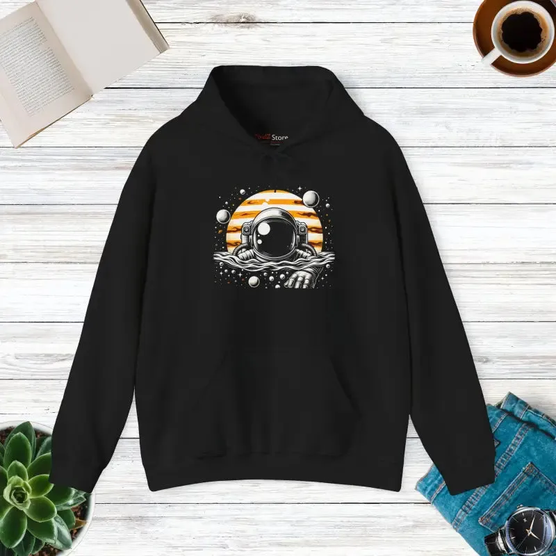 Cosmic Astronaut Hoodie Eye Catching Design