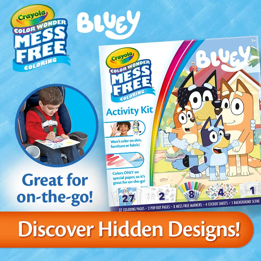 Crayola Colour Wonder Activity Kit - Bluey