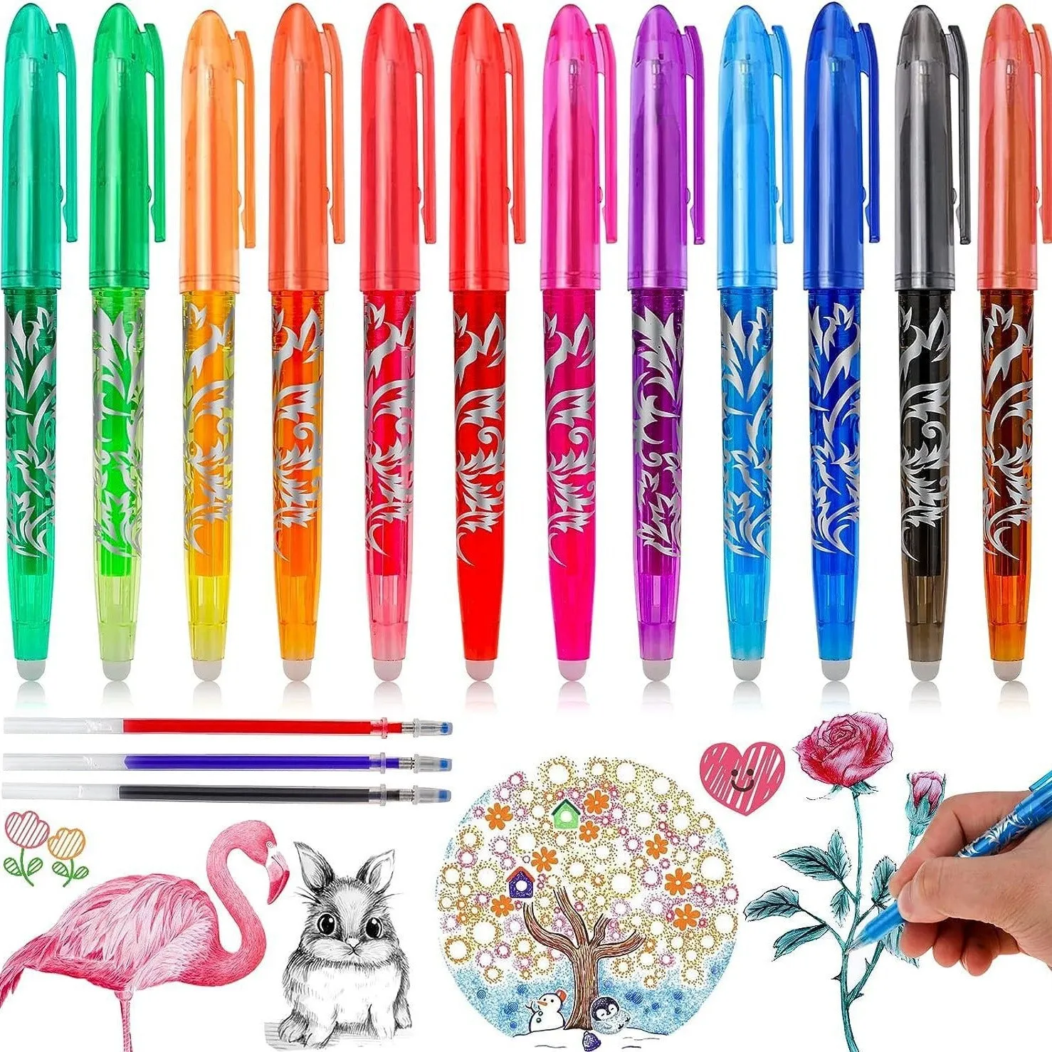 Creative Colour Erasable Gel Pen Set