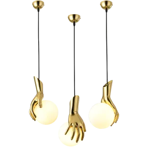 Creative Hand Shape Pendant | Marble Wall Sconce