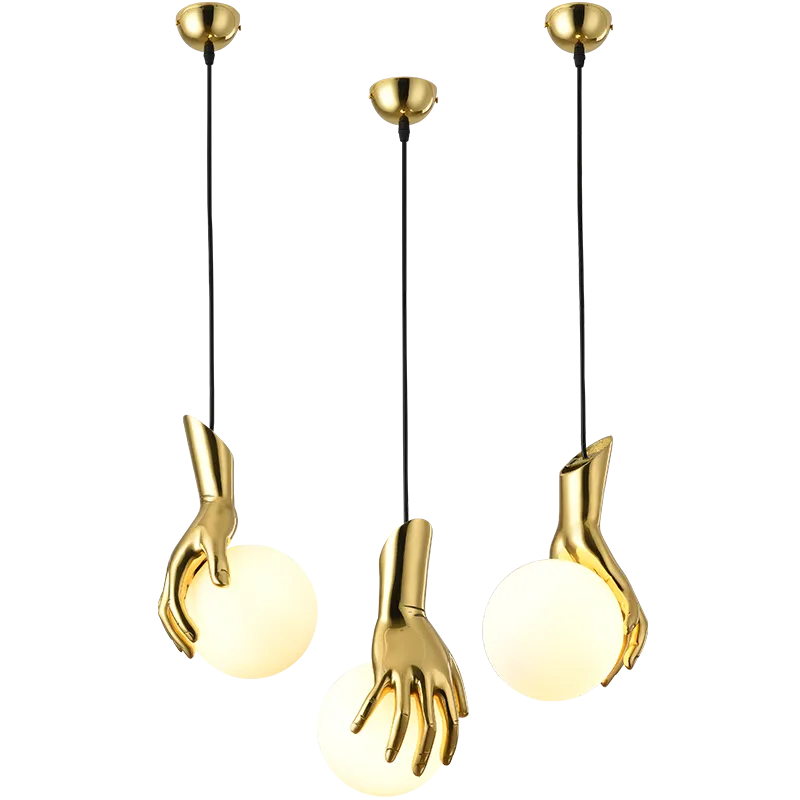 Creative Hand Shape Pendant | Marble Wall Sconce
