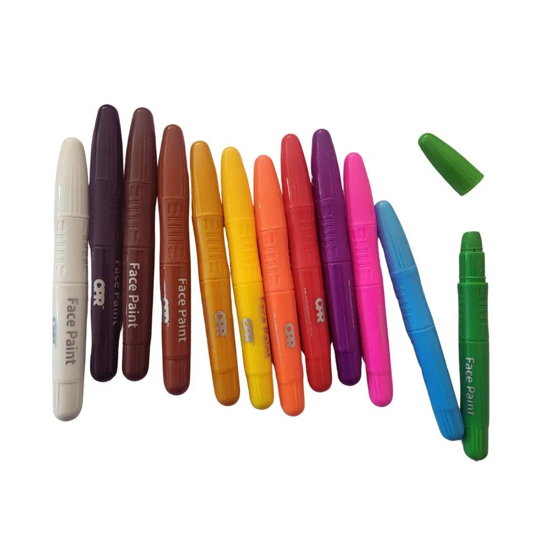 Creative Play Resources | Face Paint Sticks - 12 pack