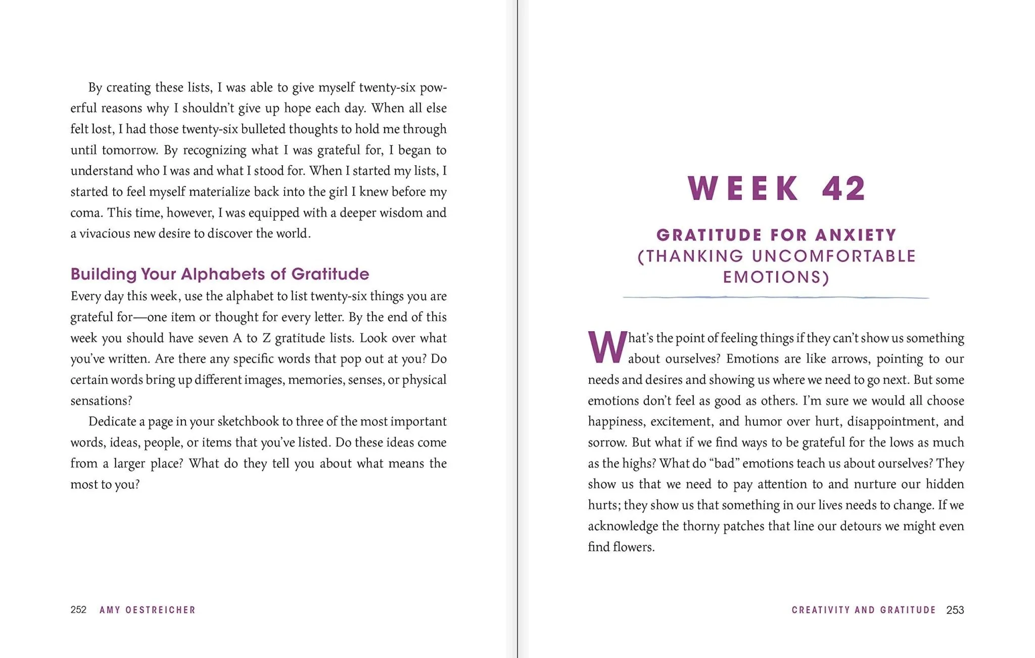 Creativity and Gratitude: Exercises and Inspiration for a Year of Art, Hope, and Healing
