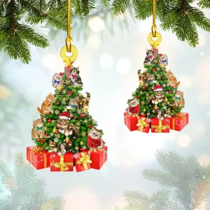 Custom Ornament - Cats Xmas - 269