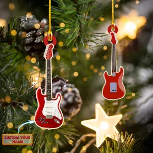 Custom Shaped Ornament - Electric Guitar - 23