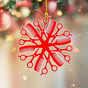 Custom Shaped Ornament - Hairdresser