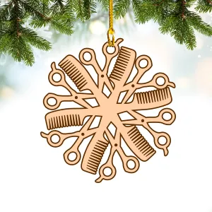 Custom Shaped Ornament - Hairdresser