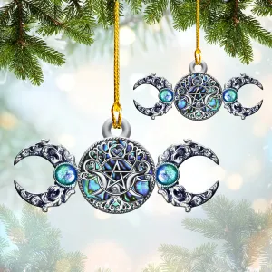 Custom Shaped Ornament - Moon Witch