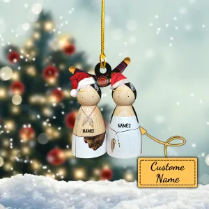 Custom Shaped Ornament - Native Couple - 833