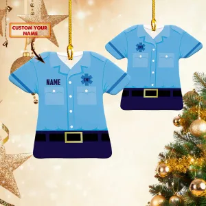 Custom Shaped Ornament - Police