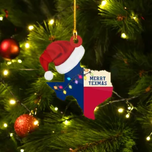 Custom Shaped Ornament - Texas - 110
