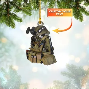 Custom Shaped Ornament - Veteran Christmas Gift Personalized Printed Ornament 109