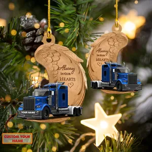 Custom - Trucker - Shaped Ornament