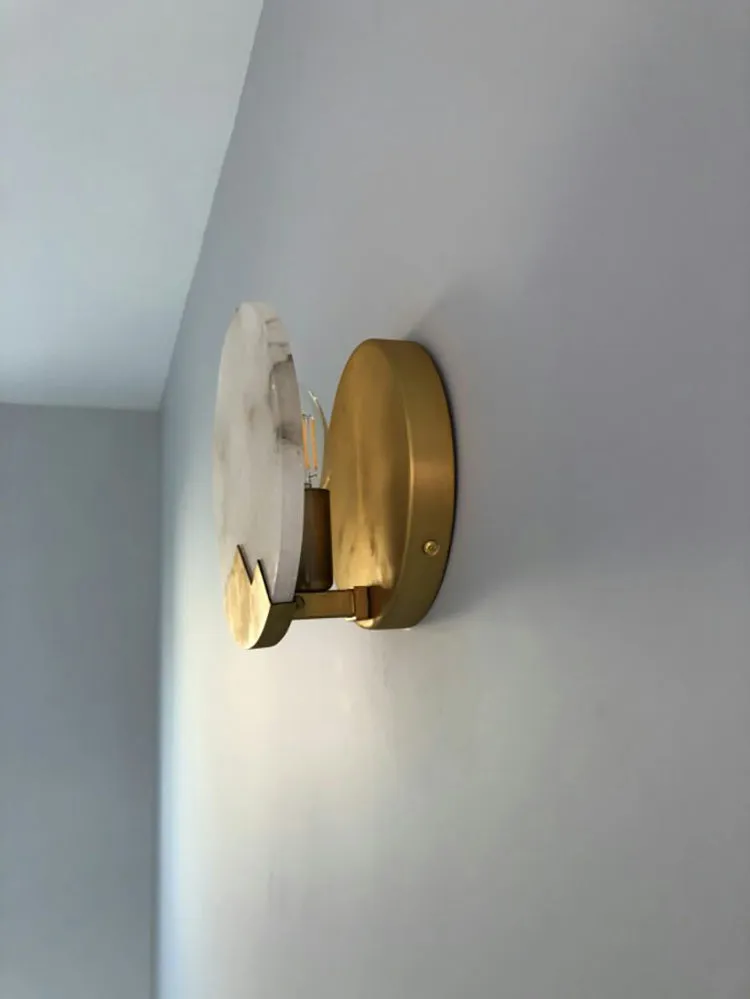 Decorative Marble  Wall Sconce