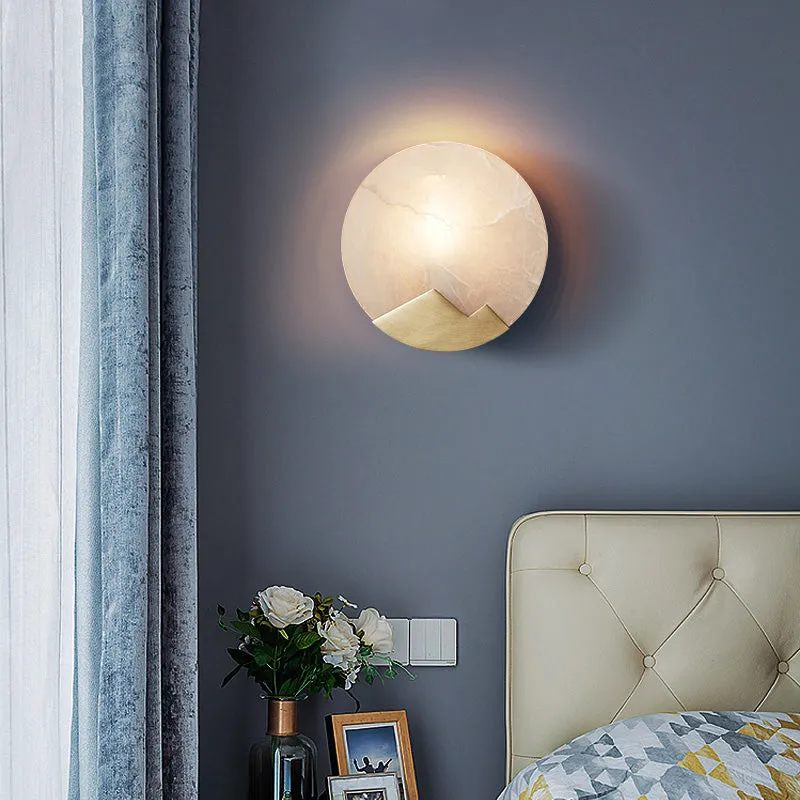 Decorative Marble  Wall Sconce