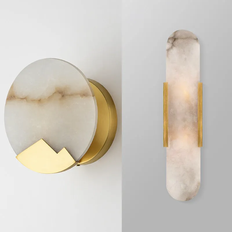 Decorative Marble  Wall Sconce