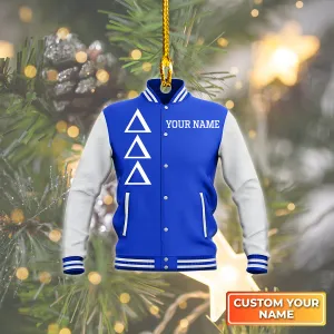 Delta Delta Delta Christmas Ornament Gift for Tri Delta Sorority Ornament, Tri Delta Holiday Christmas Gift, Personalized Name, Sorority Ornament 14