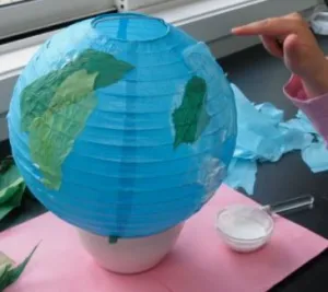 Design-Your-Own World Globe Lantern Activity