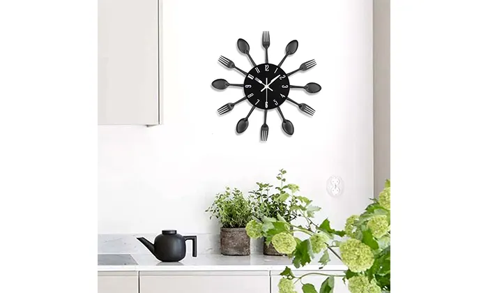 Dining Room Metal Creative  Wall Clock S