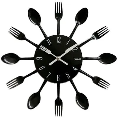 Dining Room Metal Creative  Wall Clock S