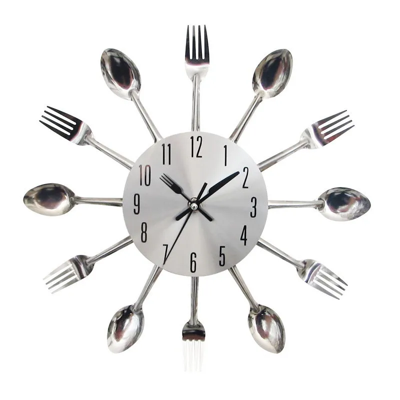 Dining Room Metal Creative  Wall Clock S