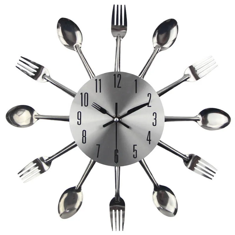 Dining Room Metal Creative  Wall Clock S