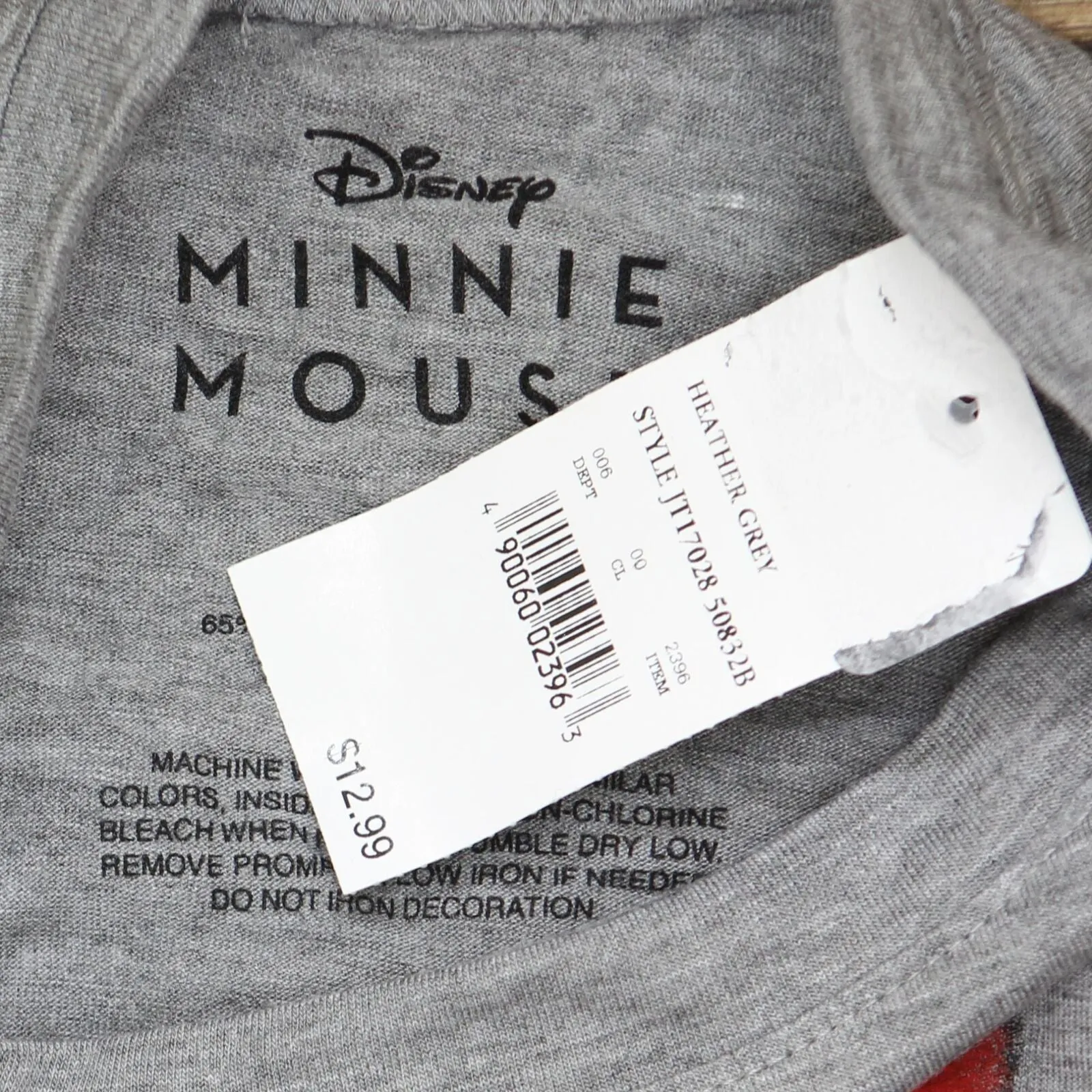 Disney Women's Minnie Mouse Short Sleeve Watercolor Graphic T-Shirt