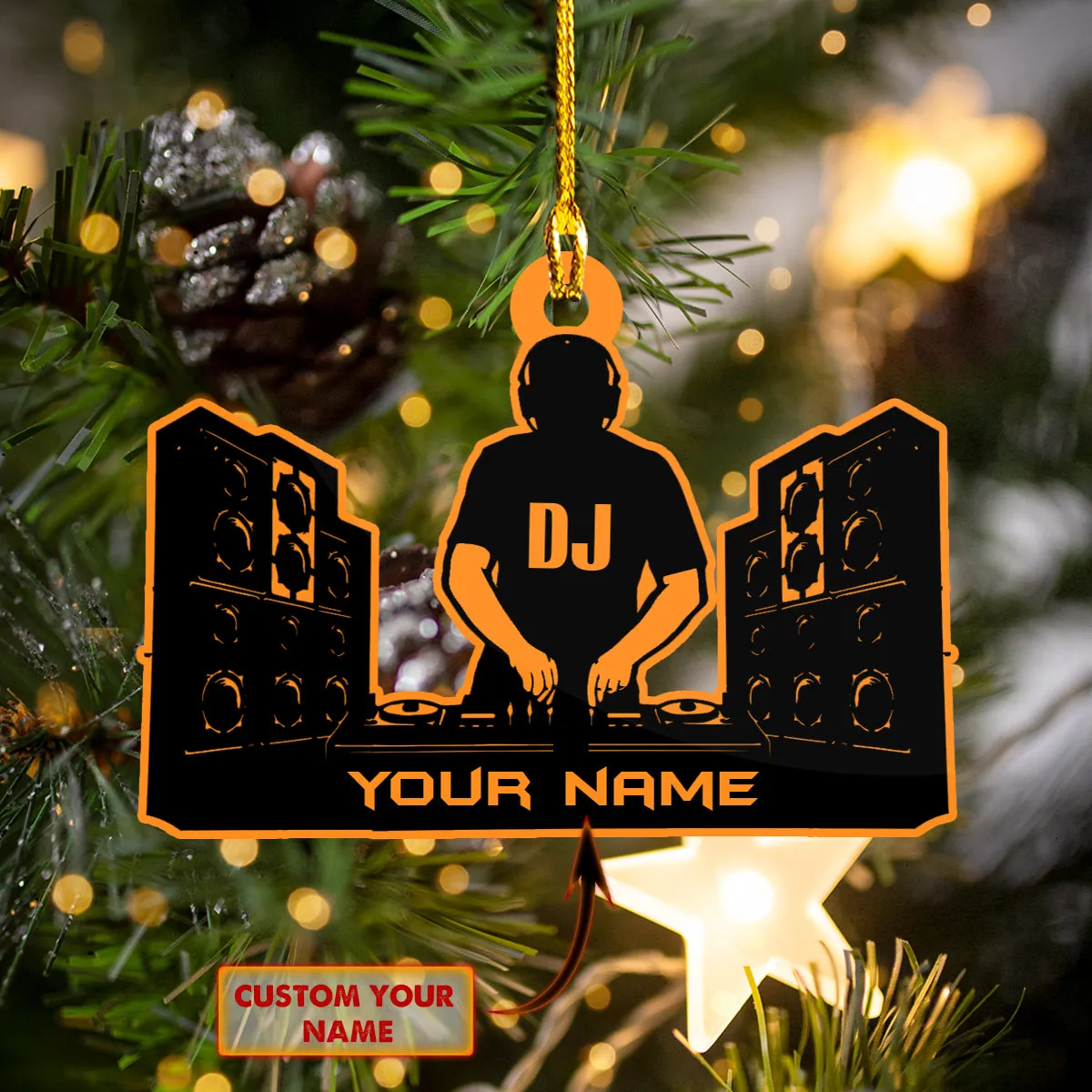 DJ 3 - Shaped Ornament