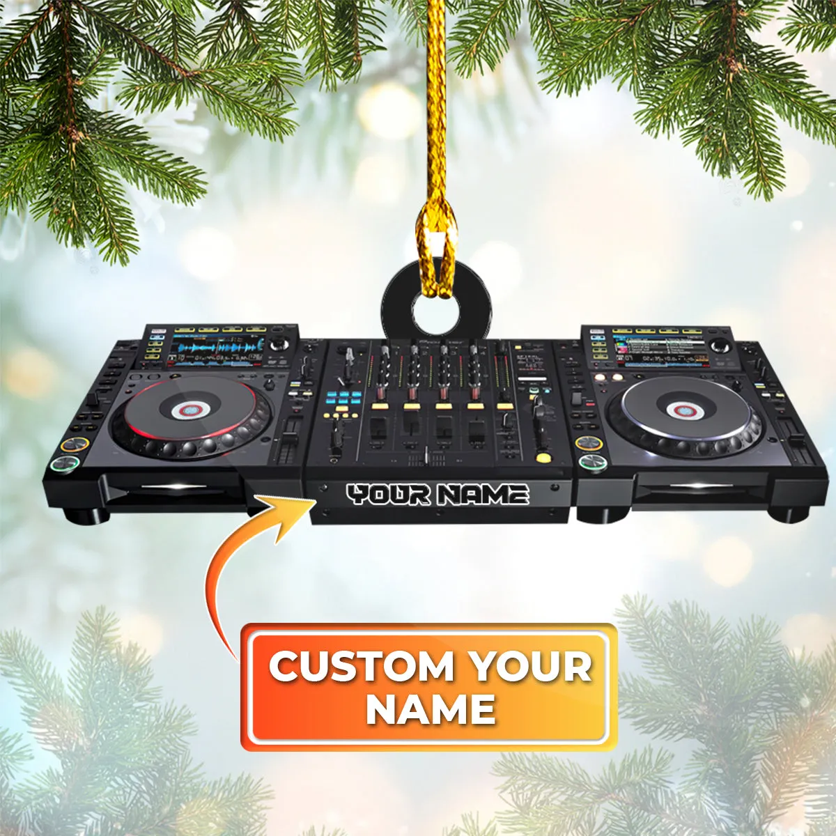DJ 5 - Shaped Ornament