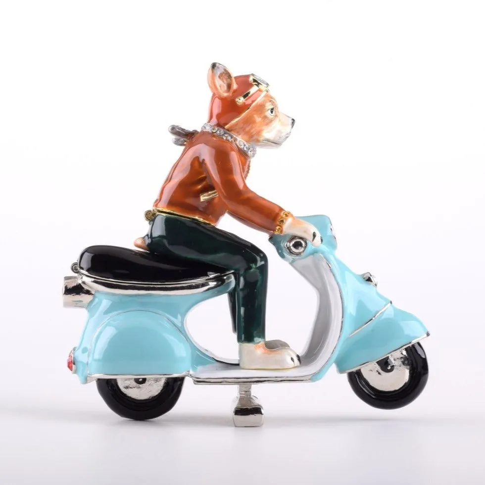Dog riding a Vespa bike Limited Edition 1 of 250