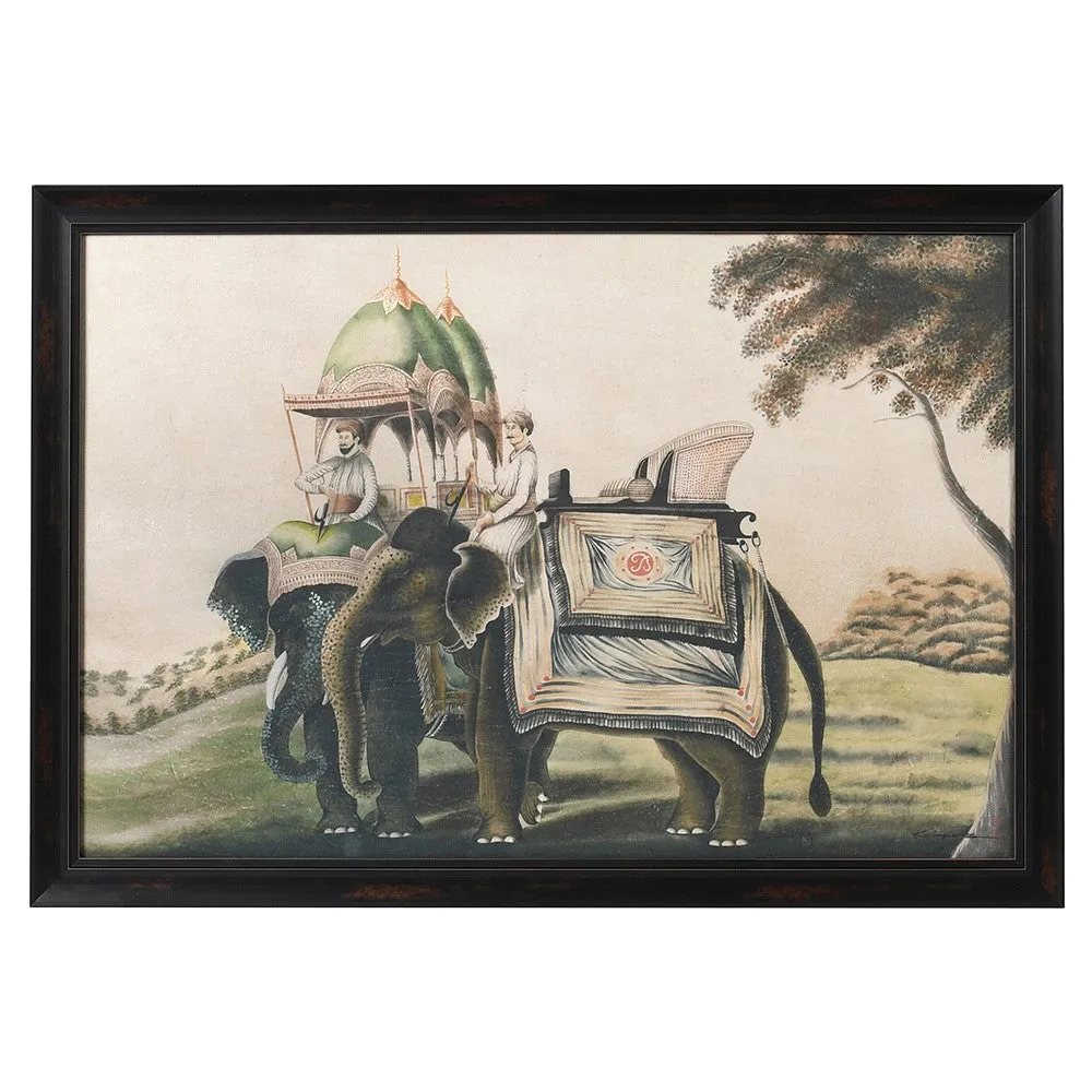 Dwell Indian Elephants Wall Art
