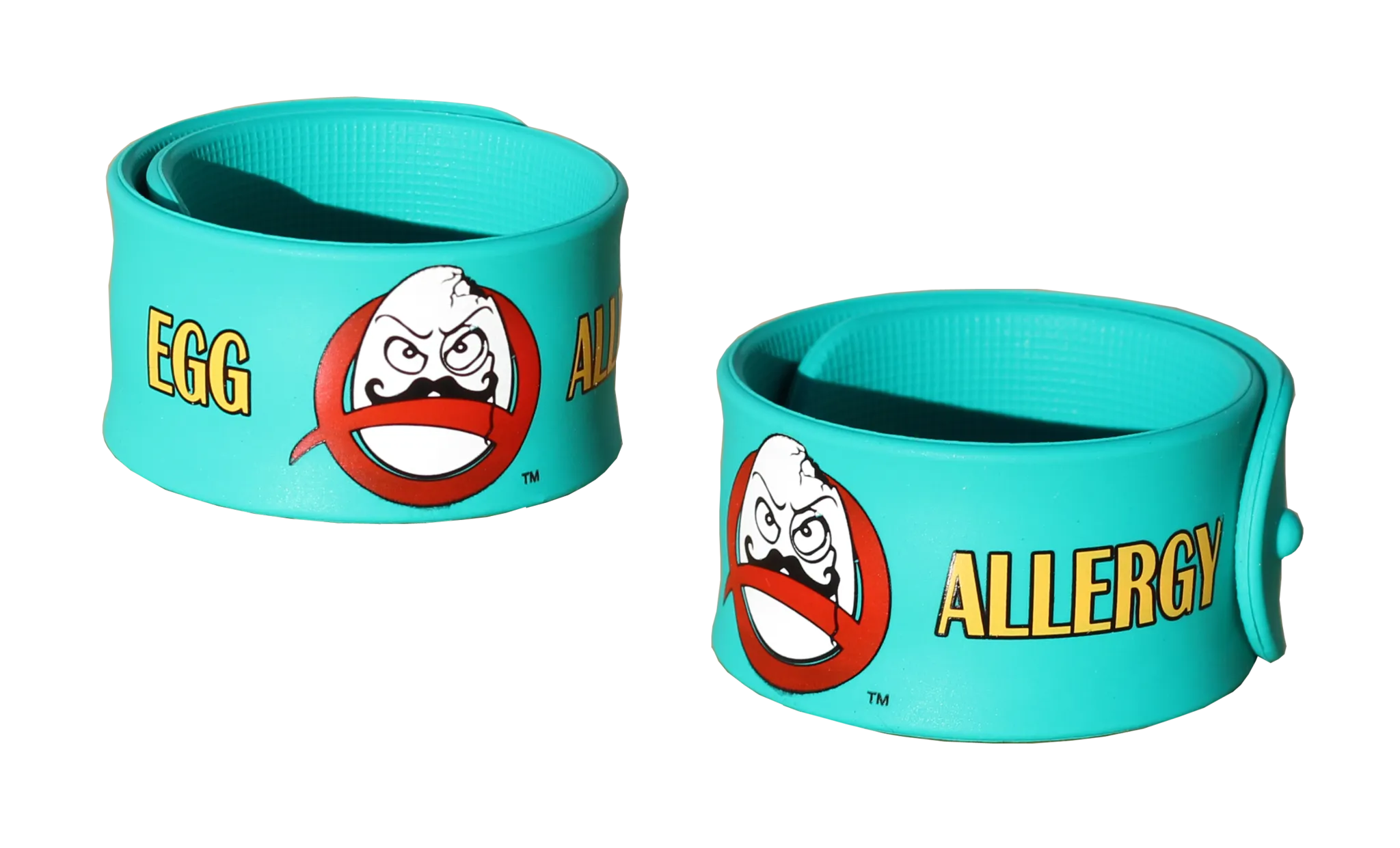 Egg Allergy Superhero Slap Bracelet