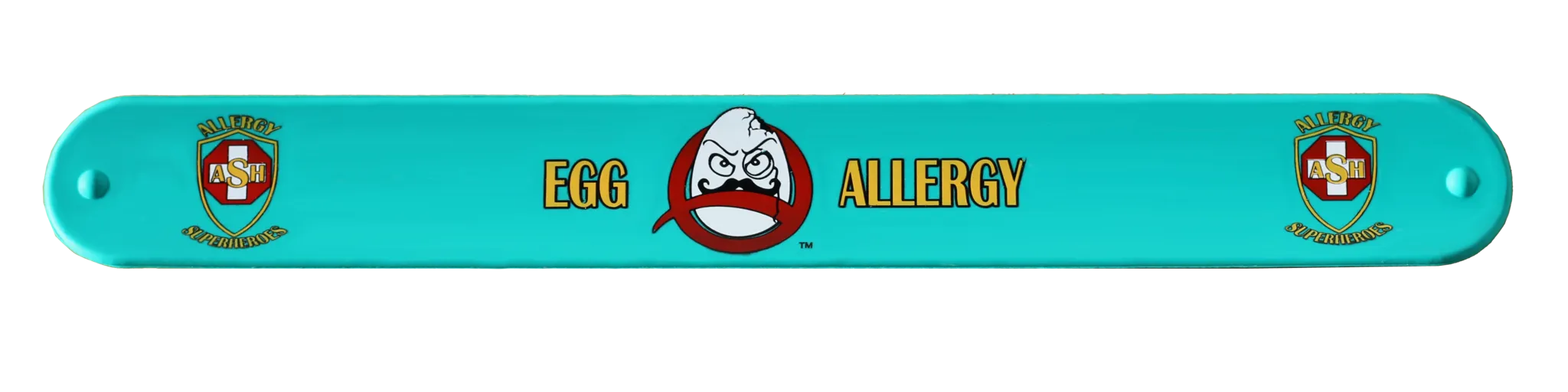 Egg Allergy Superhero Slap Bracelet