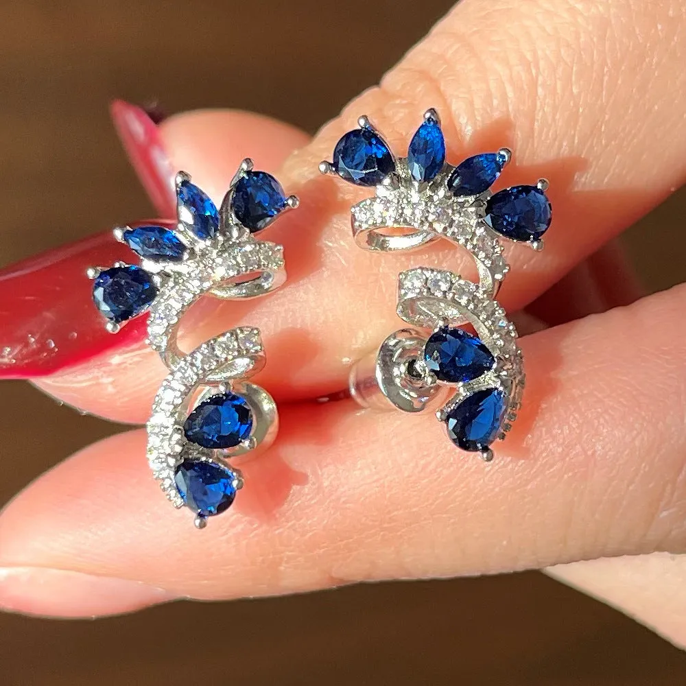 Elegant Flower Vine Earrings