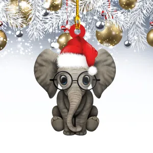 Elephant - No Custom - Shaped Ornament - 212