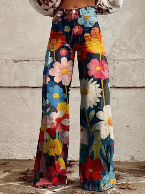 Elisa | Retro Flare Trousers
