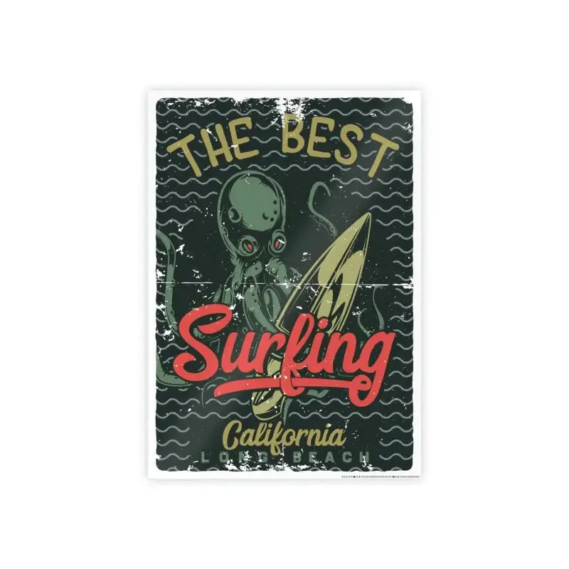 Eye Catching Octopus Gloss Posters for Stylish Decor