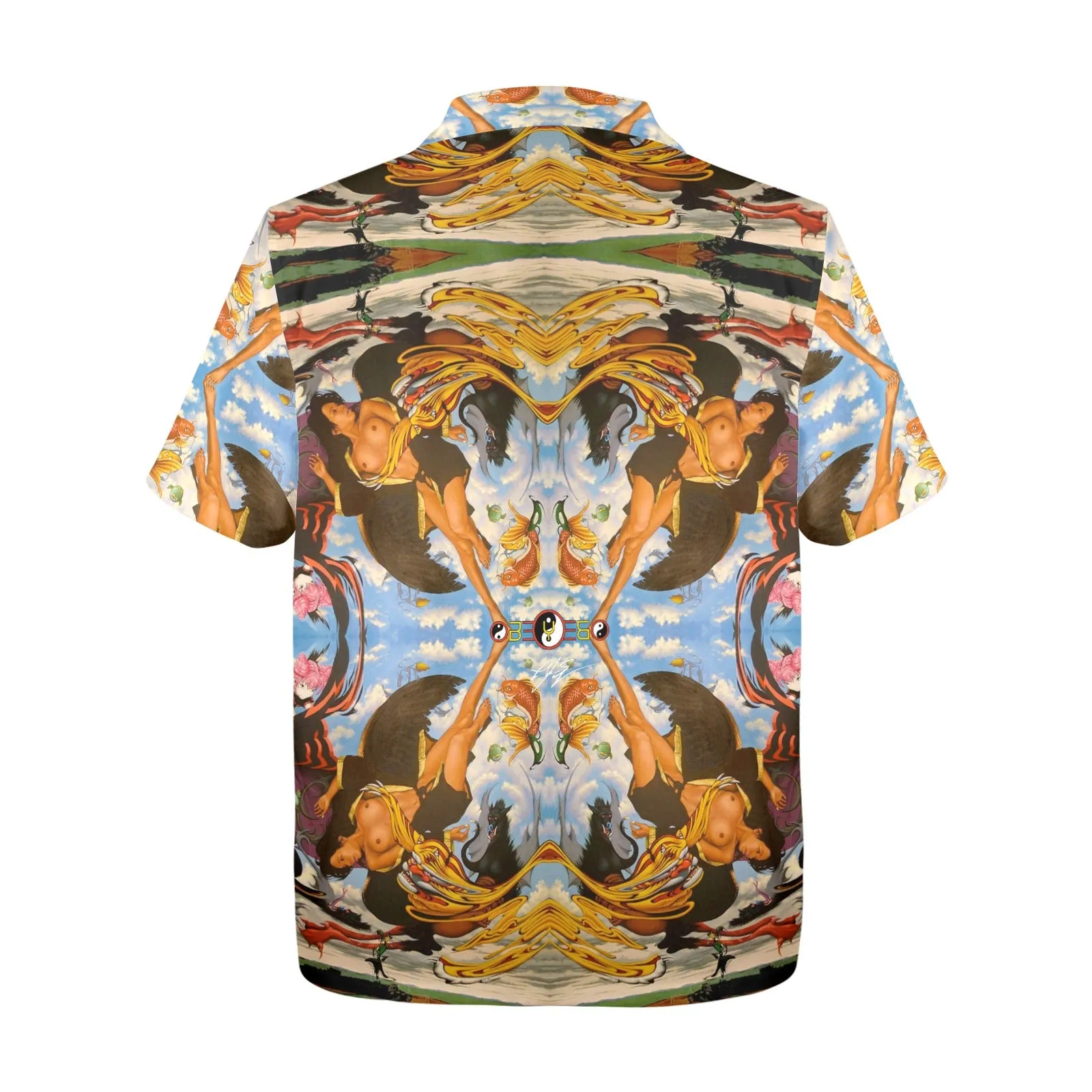 Falling Angel Men's Hawaiian Shirt