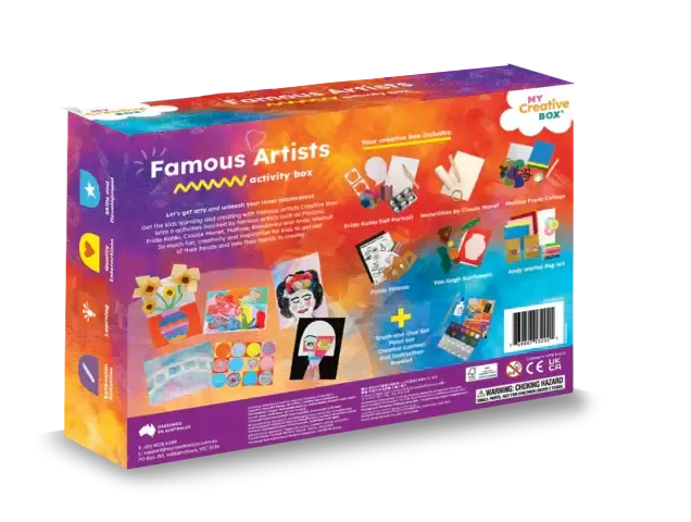 FAMOUS ARTIST ACTIVITY BOX