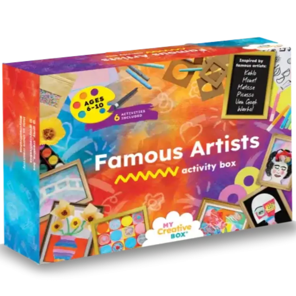 FAMOUS ARTIST ACTIVITY BOX