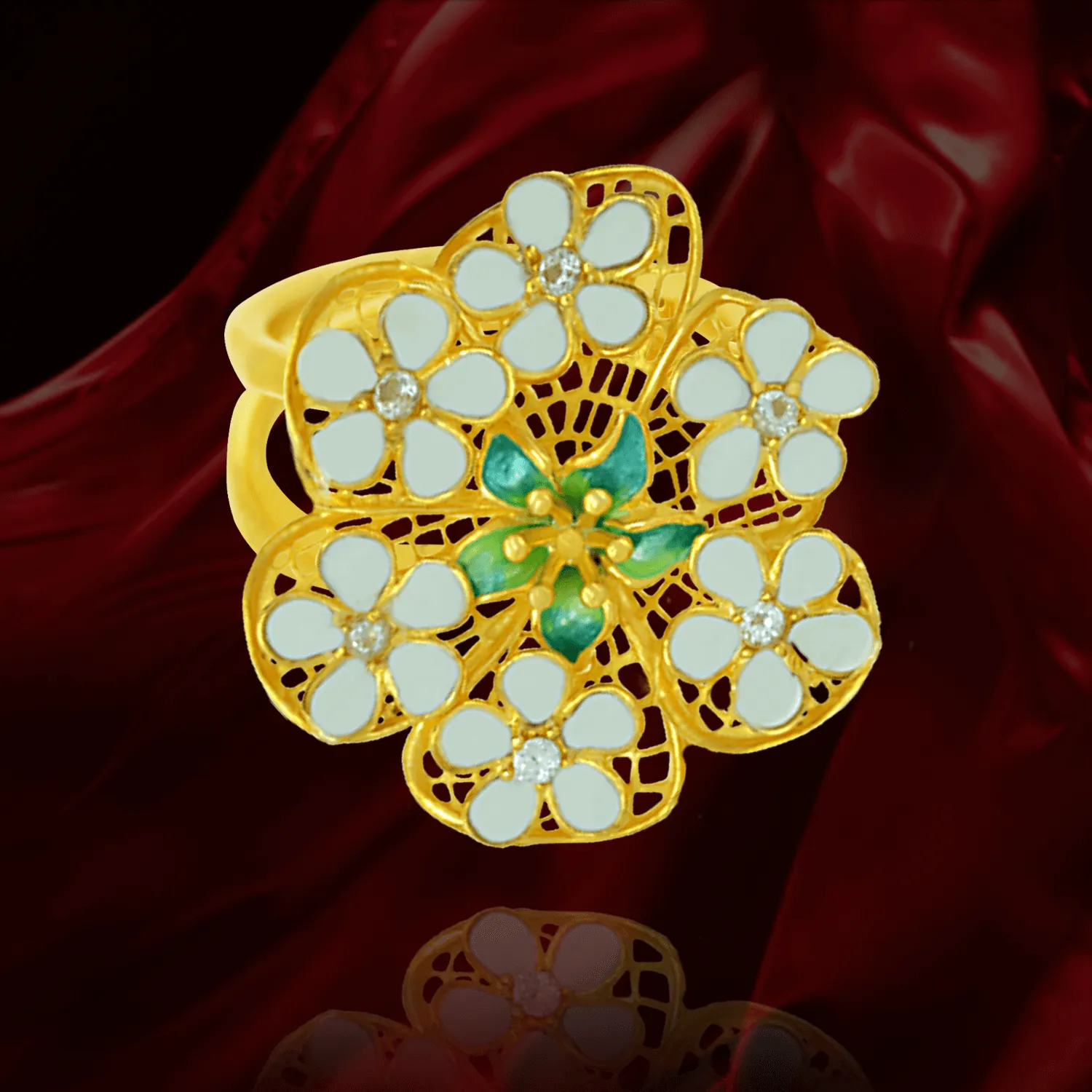Filigree Flower Ring