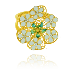 Filigree Flower Ring