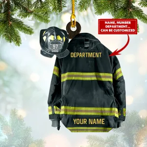 Firefighter - Custom Shaped Ornament 389
