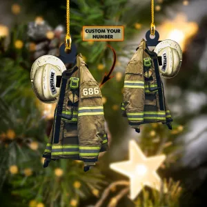Firefighter - Shaped Ornament 01.5 (Capitaine - White Helmet)