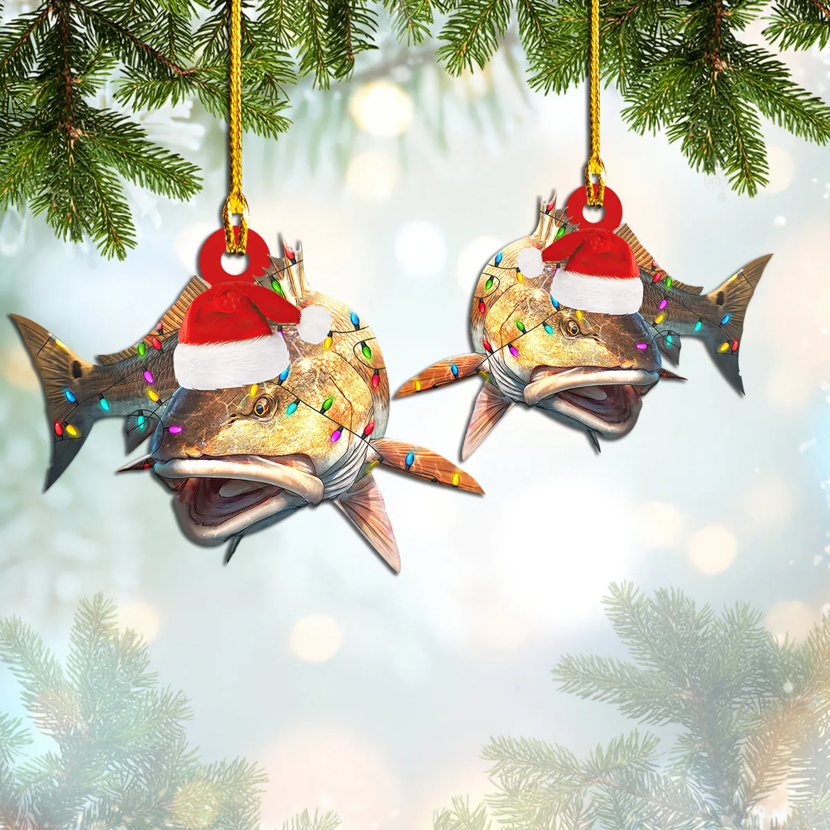 Fishing - Shaped Ornament