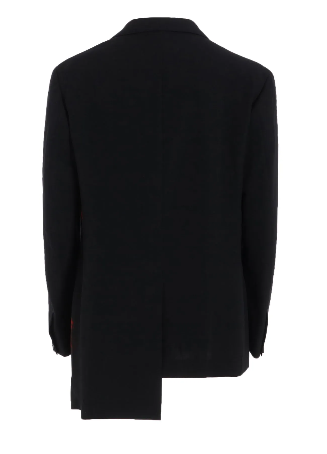 FLAMES PATTERN ASYMMETRICAL JACKET