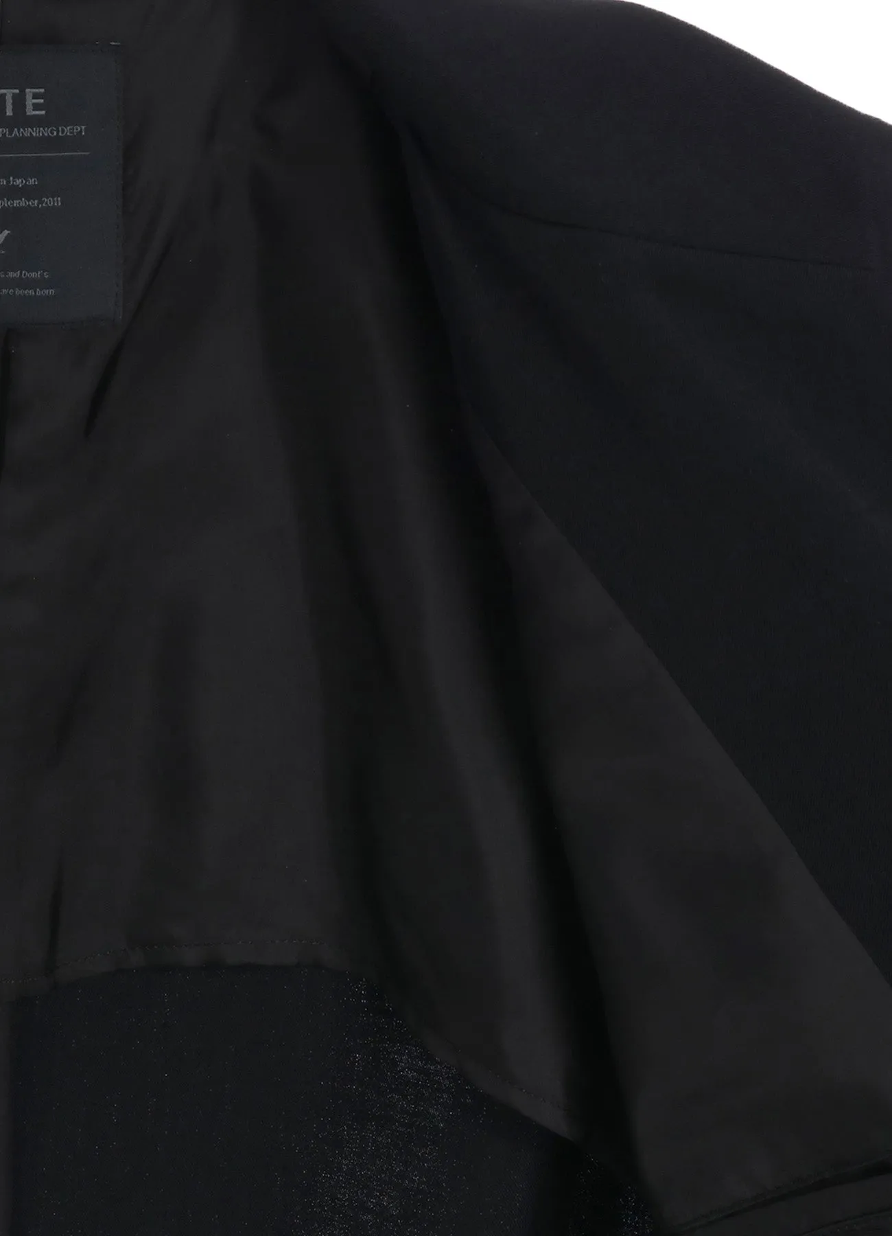 FLAMES PATTERN ASYMMETRICAL JACKET